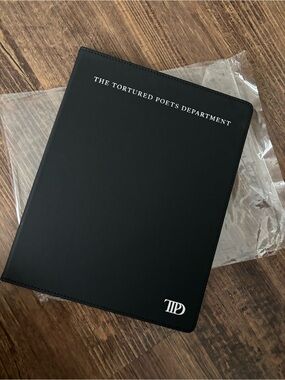 Taylor Swift TTPD The Tortured Poets Department Notebook 🖤📓 Rare/Discontinued
